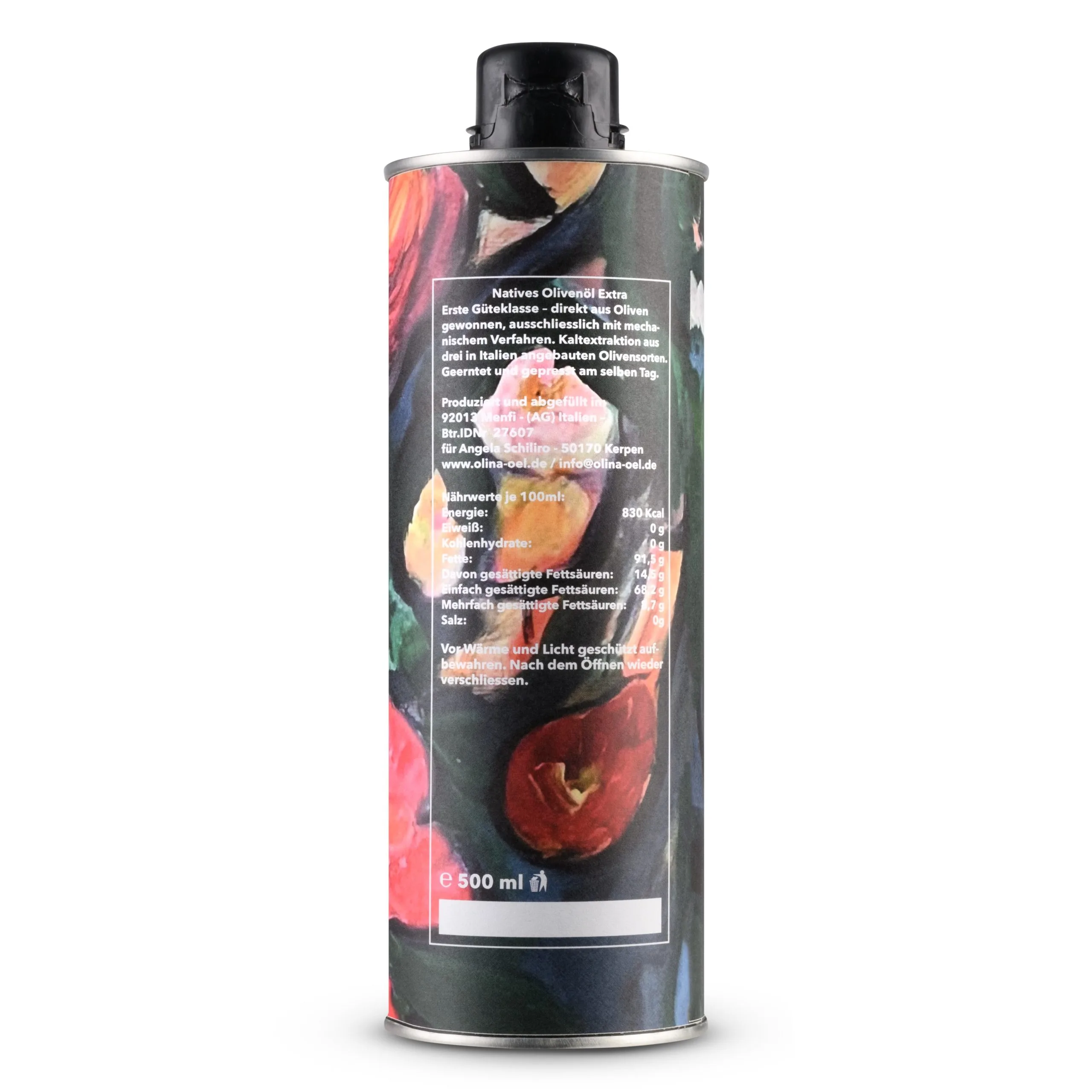 Alternative view of 500ml Natives Olivenöl Extra (Ungefiltert) Ernte 2024/2025